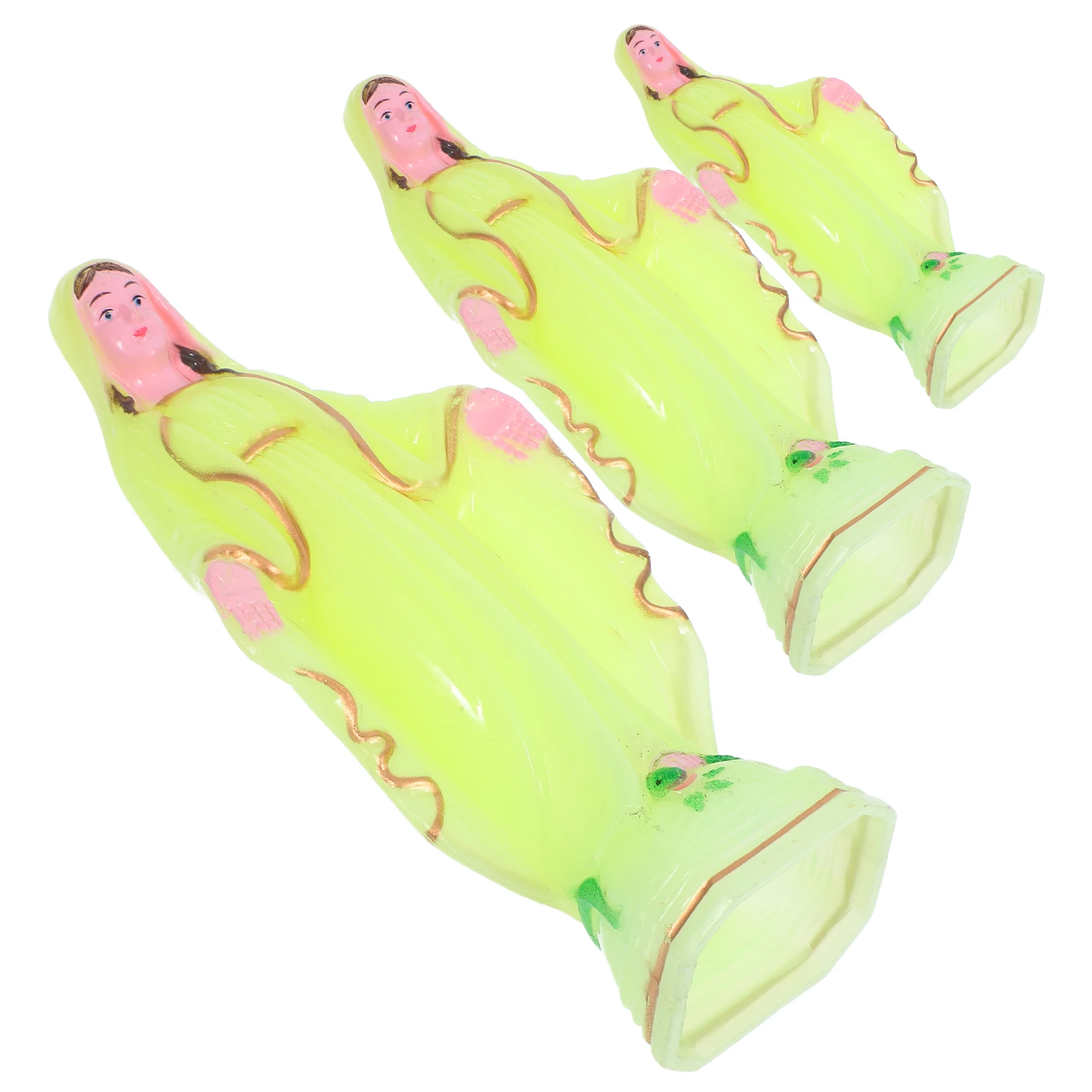 3 Pcs Figurine Virgin Statue for Home Office Decor Religious Sculpture Glow in Dark Home Ornaments
3 Pcs Figurine Virgin Statue for Home Office Decor Religious Sculpture Glow in Dark Home Ornaments