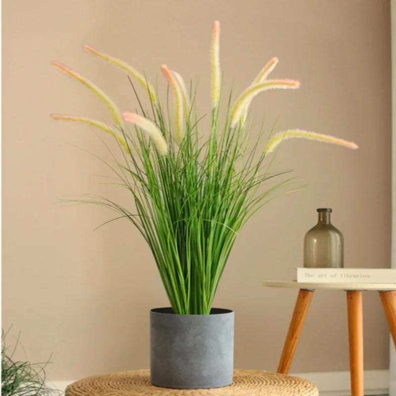 Artificial plant green fake grass Pampas bonsai horticulture outdoor flower living room table beauty wedding home decoration
Artificial plant green fake grass Pampas bonsai horticulture outdoor flower living room table beauty wedding home decoration
