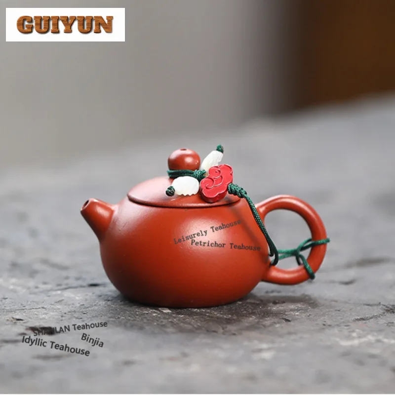 18ml Creative Yixing Purple Clay Teapots Master Handmade Pot Raw Ore Mud Tea Maker Kettle Chinese Zisha Tea Set Decoration
18ml Creative Yixing Purple Clay Teapots Master Handmade Pot Raw Ore Mud Tea Maker Kettle Chinese Zisha Tea Set Decoration