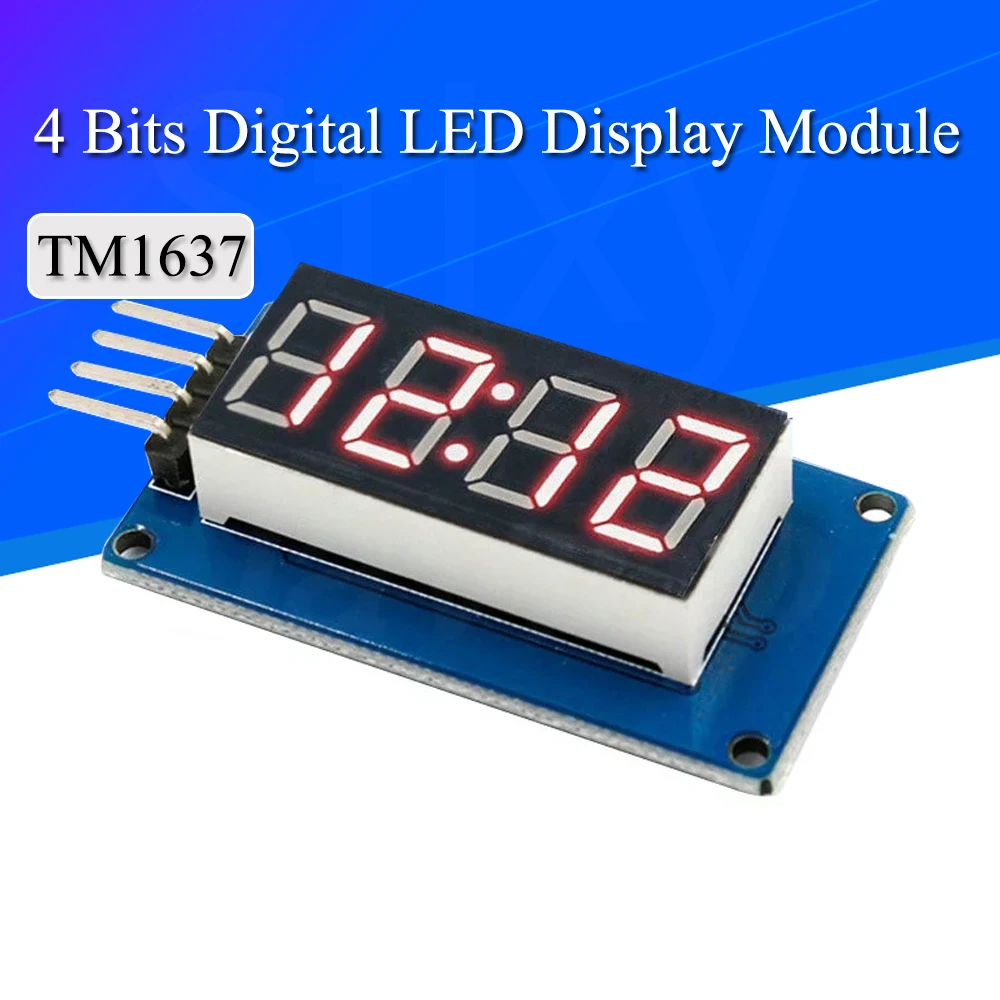 TM1637 4 бит цифровой светодиодный Дисплей модуль для Arduino 7-сегментный 0,36 дюйма часы красный анод трубки четыре Последовательный драйвер печатных плат
TM1637 4 бит цифровой светодиодный Дисплей модуль для Arduino 7-сегментный 0,36 дюйма часы красный анод трубки четыре Последовательный драйвер печатных плат