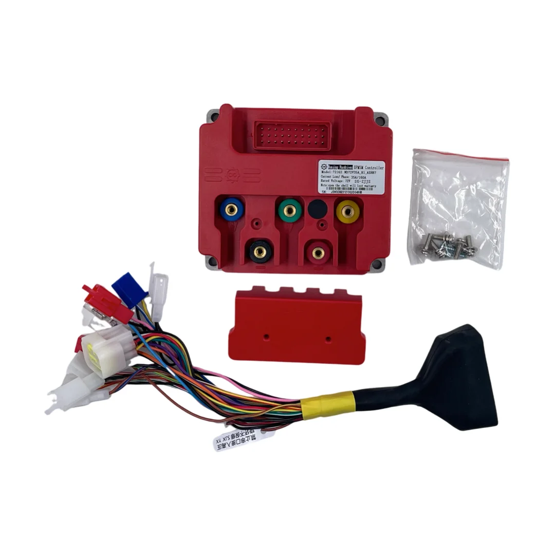 48V-72V 35A Electric Scooter Programmable FOC Controller Support Bluetooth
48V-72V 35A Electric Scooter Programmable FOC Controller Support Bluetooth