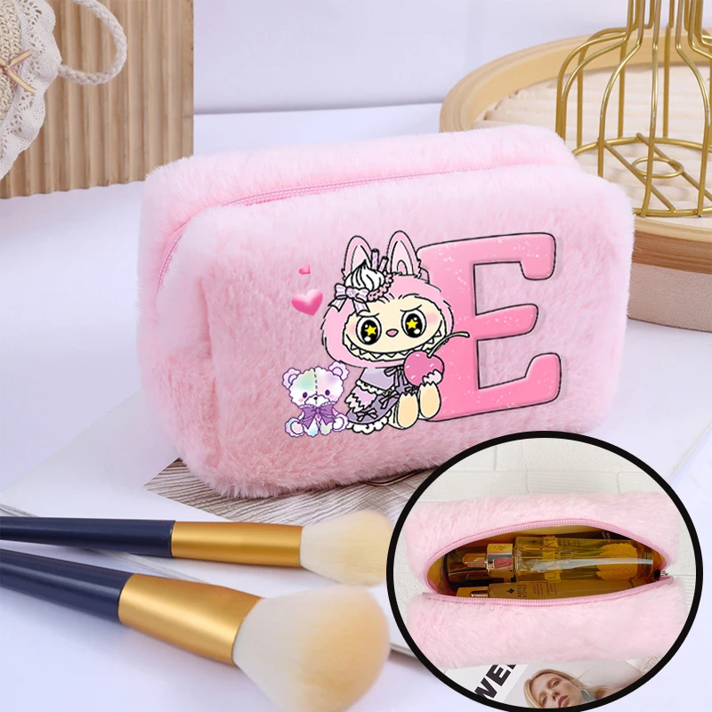Labubu Plush Cosmetic Bag Women Cartoon Letter A-Z Printed Makeup Pouch Girls Portable Clutch Bag Students Zipper Washing Bags
Labubu Plush Cosmetic Bag Women Cartoon Letter A-Z Printed Makeup Pouch Girls Portable Clutch Bag Students Zipper Washing Bags