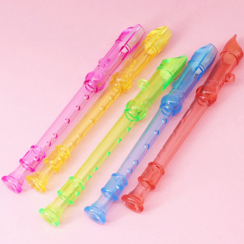 10pcs Kids Clarinet 6-Hole Mini Flute Transparent Plastic Instrument for Early Education Random Color Beginner Musical Toys
10pcs Kids Clarinet 6-Hole Mini Flute Transparent Plastic Instrument for Early Education Random Color Beginner Musical Toys