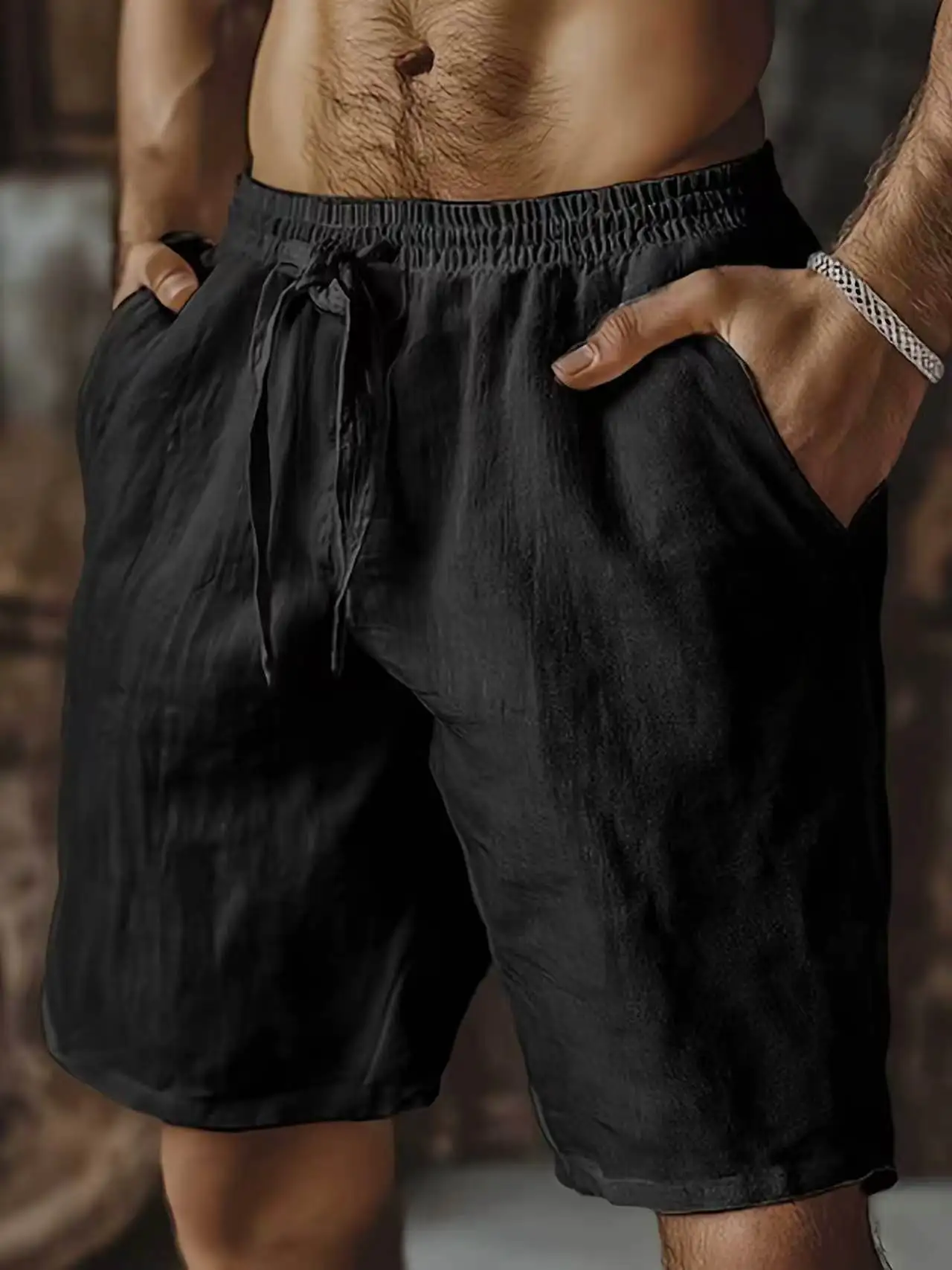 mens cotton linen drawstring shorts lightweight breathable loose fit casual beach walking shorts with side pockets
mens cotton linen drawstring shorts lightweight breathable loose fit casual beach walking shorts with side pockets