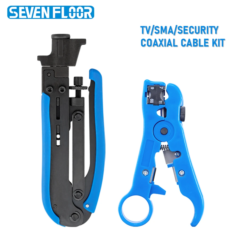 RG6 RG59 RG11 Coaxial Cable Tool Kit, Stripper & Crimping Pliers for CATV Satellite TV CCTV Installation
RG6 RG59 RG11 Coaxial Cable Tool Kit, Stripper & Crimping Pliers for CATV Satellite TV CCTV Installation