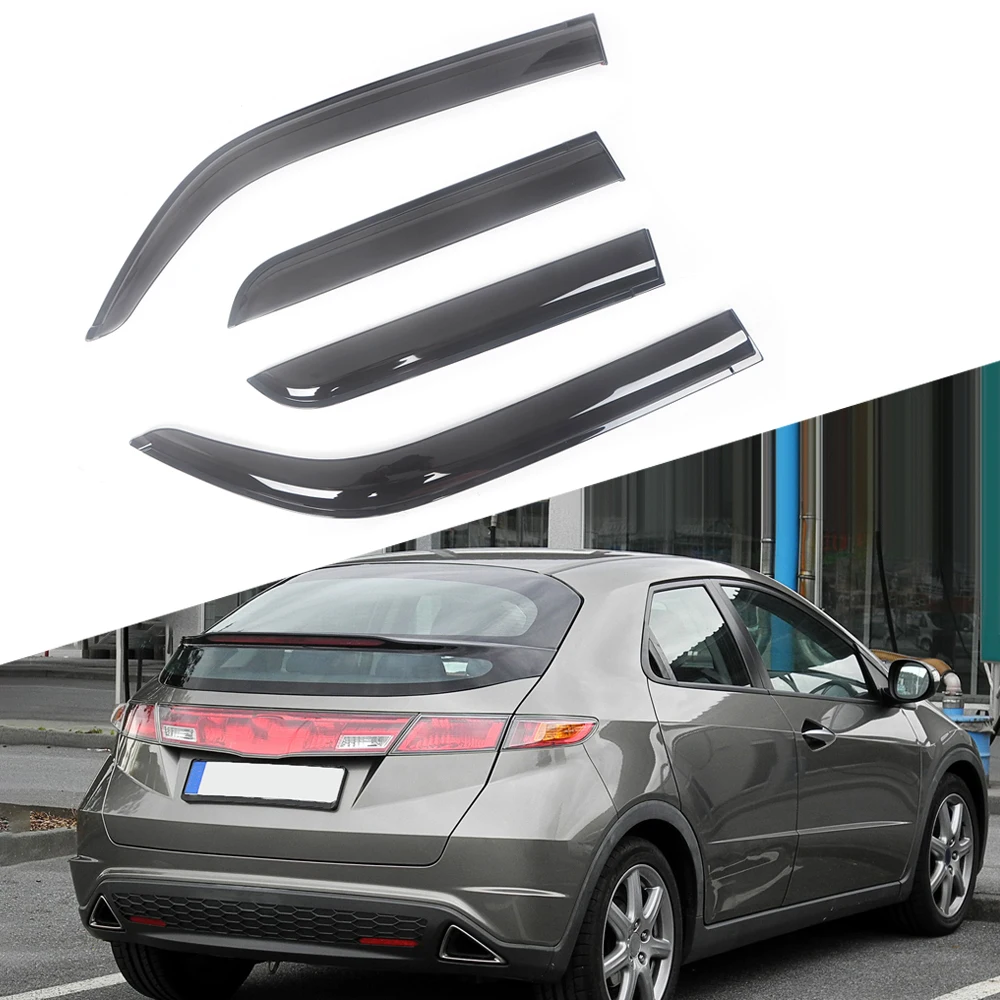 For Honda Civic 2006-2020 Auto Side Window Wind Deflectors Visors Black Rain Guard Door Visor Vent Shades Dark Smoke Ventvisor
For Honda Civic 2006-2020 Auto Side Window Wind Deflectors Visors Black Rain Guard Door Visor Vent Shades Dark Smoke Ventvisor