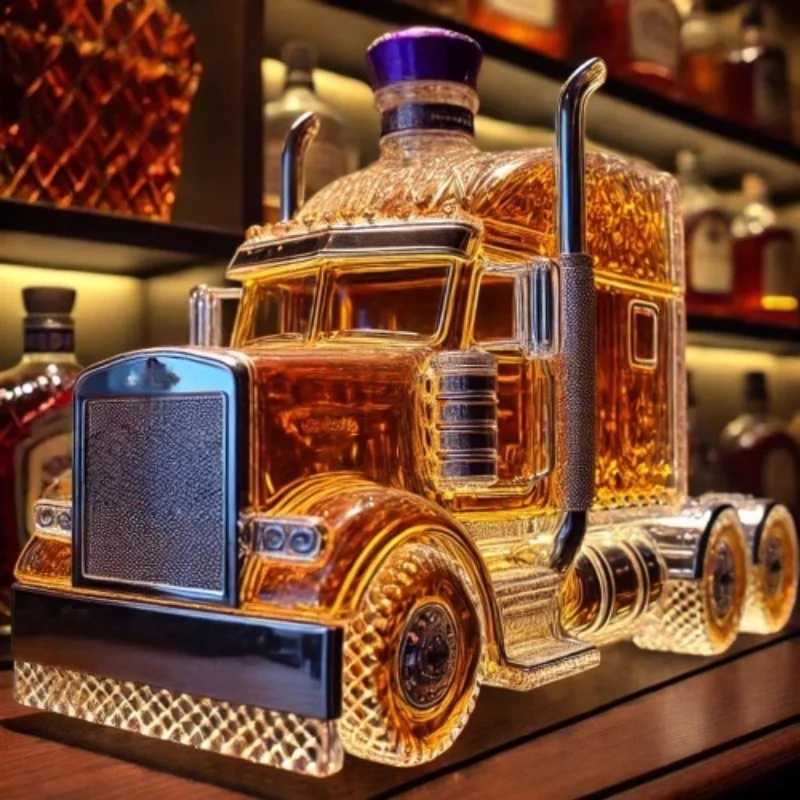 Decoration New Car Classic Car Glass Wine Bottle Half Truck Whiskey Bottle Gift
Decoration New Car Classic Car Glass Wine Bottle Half Truck Whiskey Bottle Gift