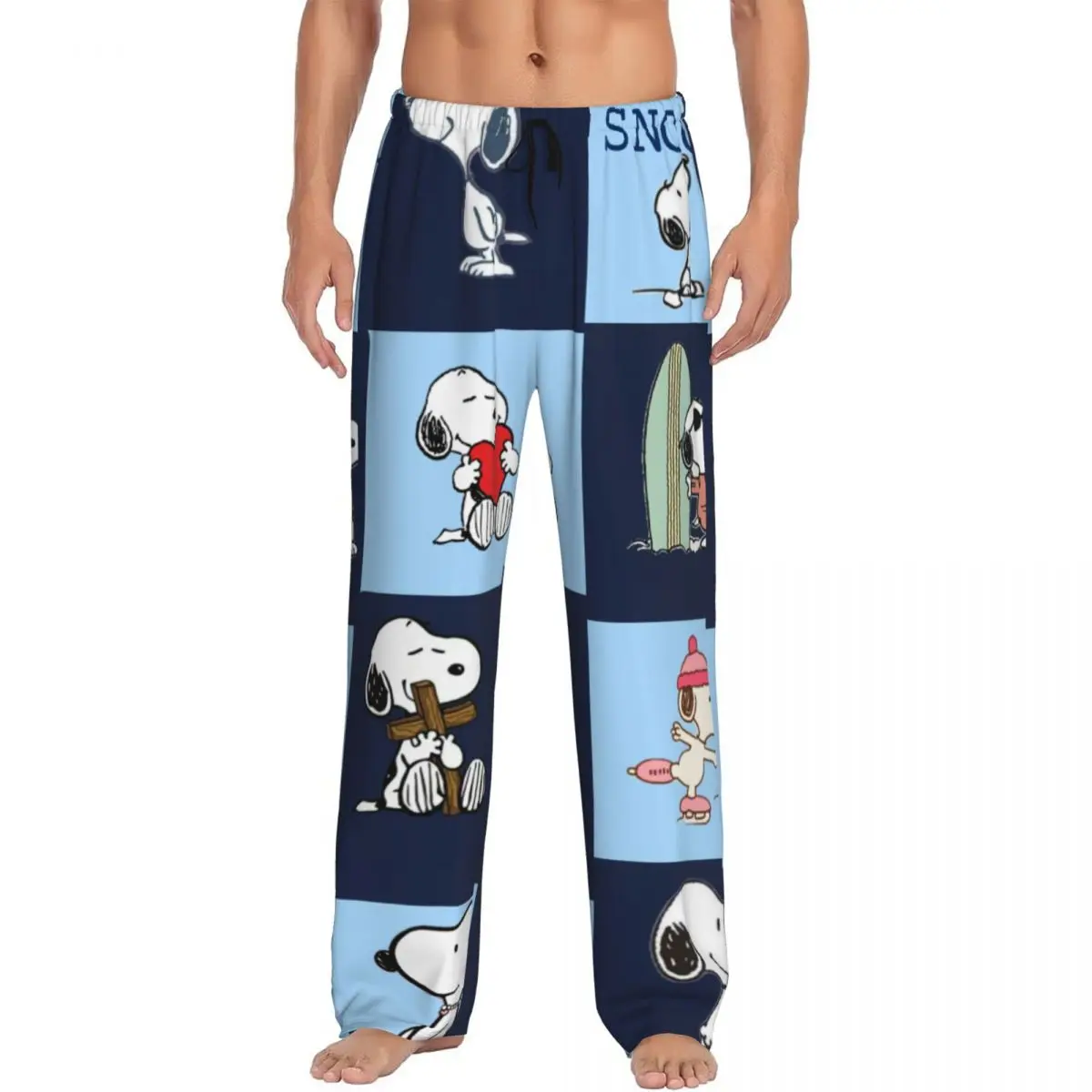 Custom Manga Snoopy Woodstock Cartoon Dog Pajama Pants for Men Lounge Sleep Stretch Sleepwear Bottoms with Pockets
Custom Manga Snoopy Woodstock Cartoon Dog Pajama Pants for Men Lounge Sleep Stretch Sleepwear Bottoms with Pockets