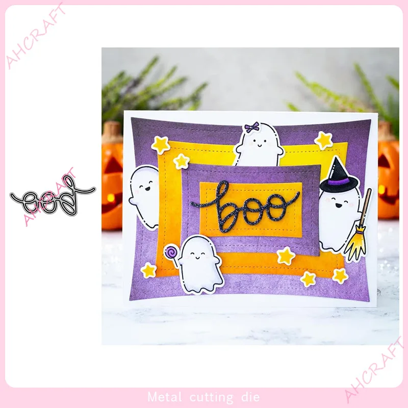 word boo Metal Cutting Dies Scrapbooking Album Making Embossing Decorative DIY Handcrafts
word boo Metal Cutting Dies Scrapbooking Album Making Embossing Decorative DIY Handcrafts
