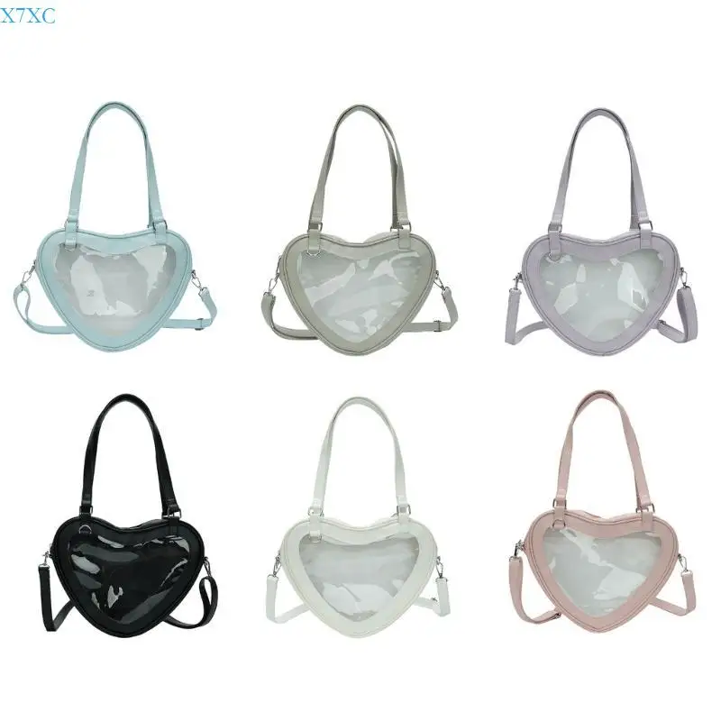 X7XC School Girl Crossbody Bag Anime Clear Window Heart Shoulder Handbag Itabag
X7XC School Girl Crossbody Bag Anime Clear Window Heart Shoulder Handbag Itabag