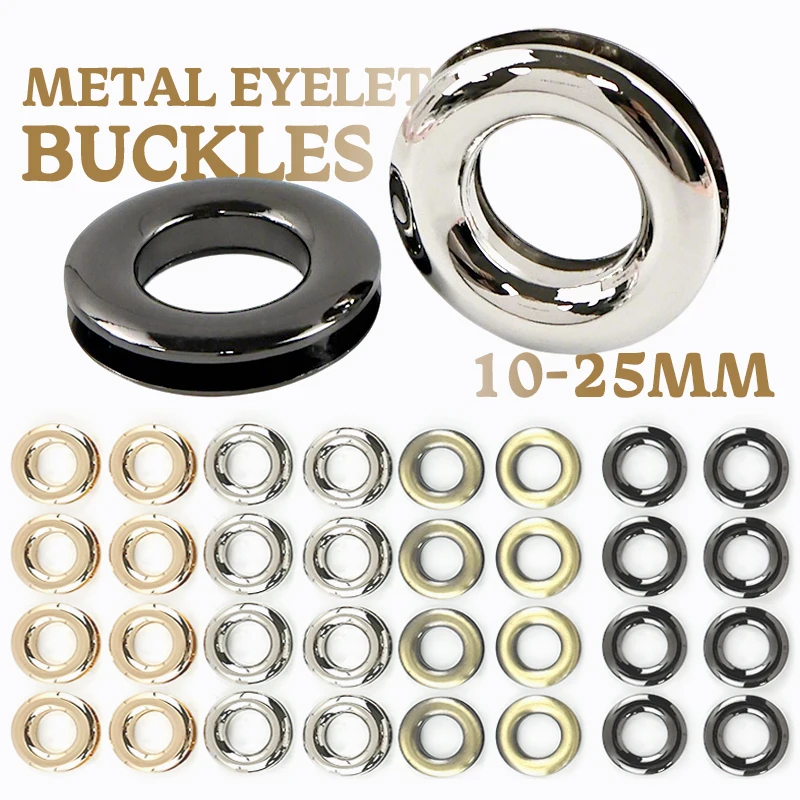 10/20Pcs 10-25mm Metal O Ring Buckles Screw Eyelet Clasp Handbags Strap Grommet Rings Jacket Shoes Decor Buckle Accessories
10/20Pcs 10-25mm Metal O Ring Buckles Screw Eyelet Clasp Handbags Strap Grommet Rings Jacket Shoes Decor Buckle Accessories