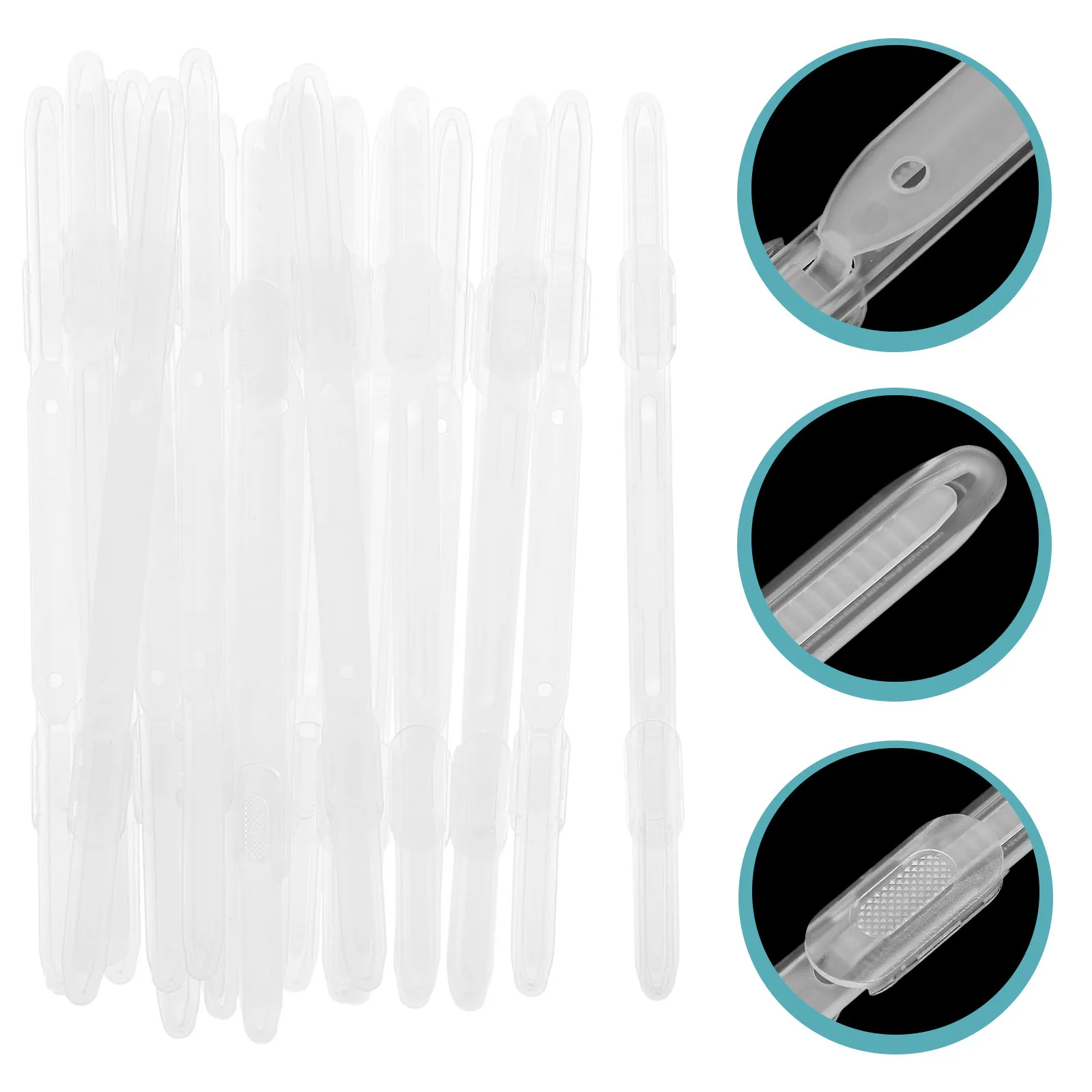 20Pcs Plastic Binder Spine Inserts Notebook Binder Mechanism Clips for Planner Folder Journal Scrapbook DIY Binding Combs
20Pcs Plastic Binder Spine Inserts Notebook Binder Mechanism Clips for Planner Folder Journal Scrapbook DIY Binding Combs