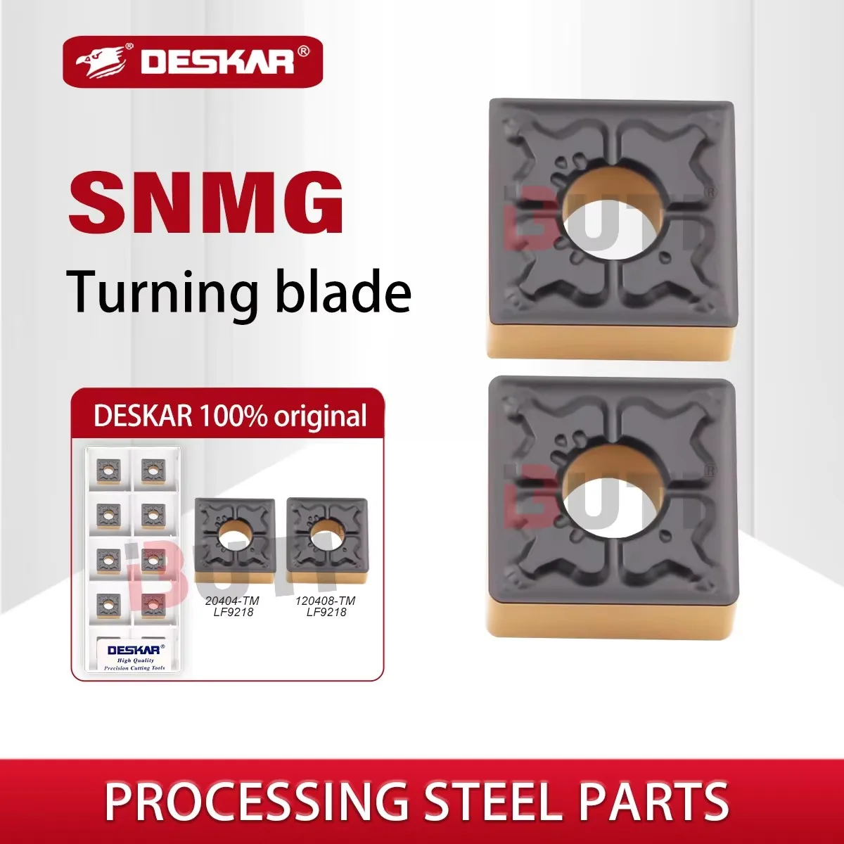 CNC Square Inserts Modulate Pieces SNMG120408 TM LF9218 Lathe Outer Circular Carbide Blade Dual Color For Processing Steel Parts 
CNC Square Inserts Modulate Pieces SNMG120408 TM LF9218 Lathe Outer Circular Carbide Blade Dual Color For Processing Steel Parts