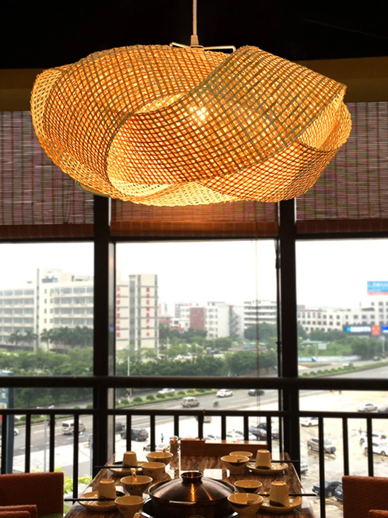 Bamboo Nest Pendant Lamps Japanese Rattan Hanging Pendant Lights Fixture Southest Asian Teahouse Tea Room Restaurant Luminarias
Bamboo Nest Pendant Lamps Japanese Rattan Hanging Pendant Lights Fixture Southest Asian Teahouse Tea Room Restaurant Luminarias