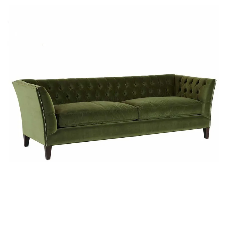 French retro fabric sofa American single three-person small apartment living room villa casual simple straight sofa
French retro fabric sofa American single three-person small apartment living room villa casual simple straight sofa