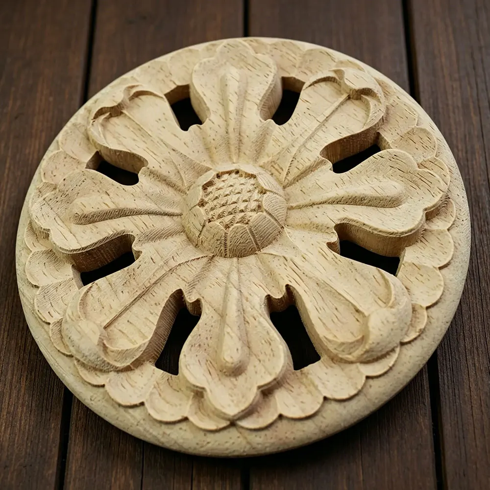 8/10/12/15/18/20/24/30cm Round Vintage Unpainted Wood Carved Corner Onlay Applique Frame for Home Furniture Wall Door Crafts
8/10/12/15/18/20/24/30cm Round Vintage Unpainted Wood Carved Corner Onlay Applique Frame for Home Furniture Wall Door Crafts