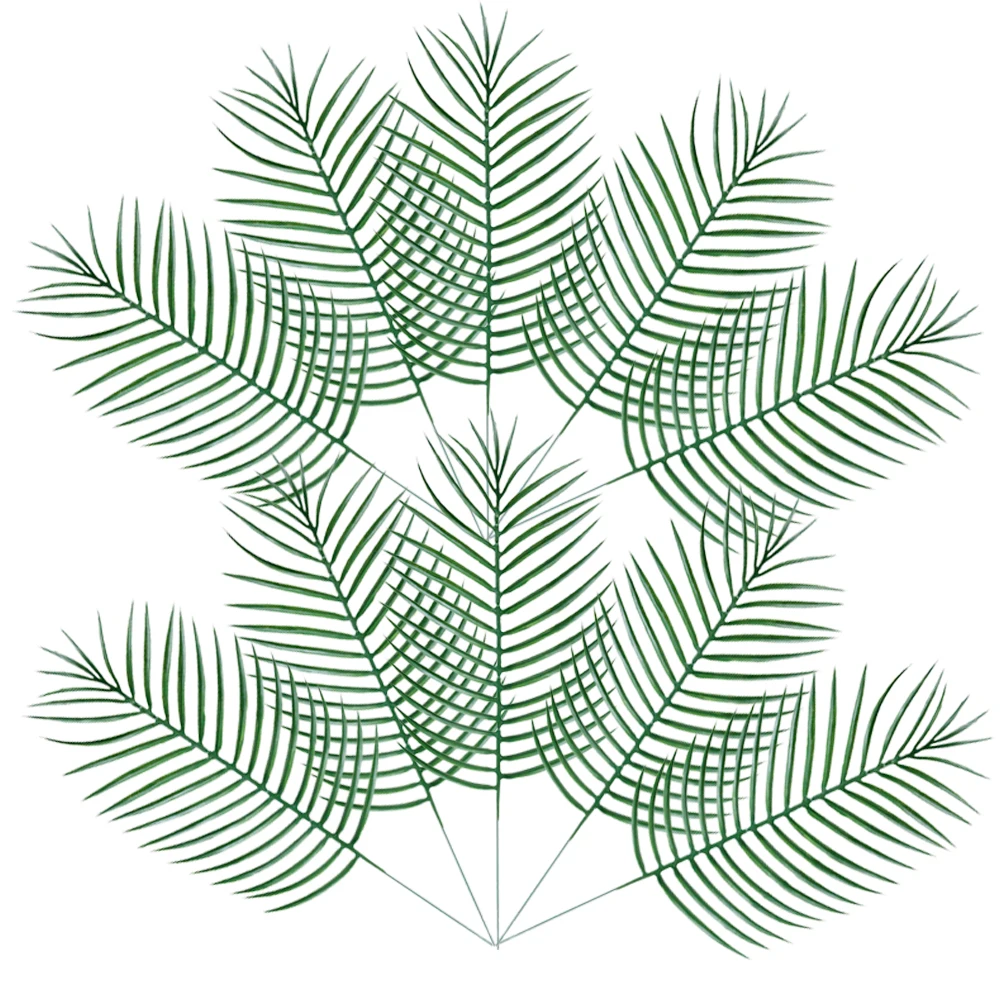 10 Pcs Artificial Leaves Realistic Reusable Home Decor Bedroom Room Jungle Wedding Faux Leaf Plant AdornmentScatter Palm
10 Pcs Artificial Leaves Realistic Reusable Home Decor Bedroom Room Jungle Wedding Faux Leaf Plant AdornmentScatter Palm