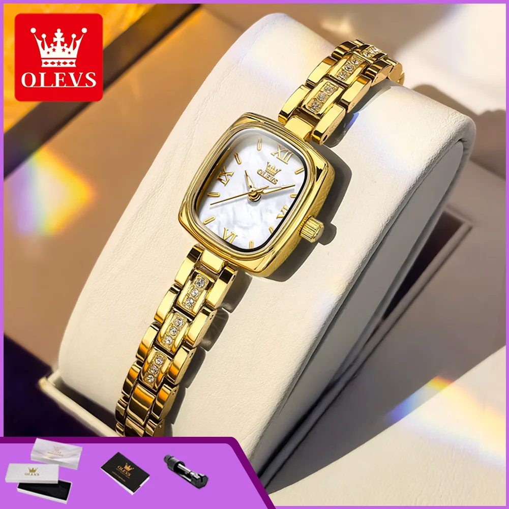 OLEVS 3695 Women's Watches Luxury Elegant Luminous Waterproof Bracelet Dress Square Quartz Wristwatch for Lady
OLEVS 3695 Women's Watches Luxury Elegant Luminous Waterproof Bracelet Dress Square Quartz Wristwatch for Lady