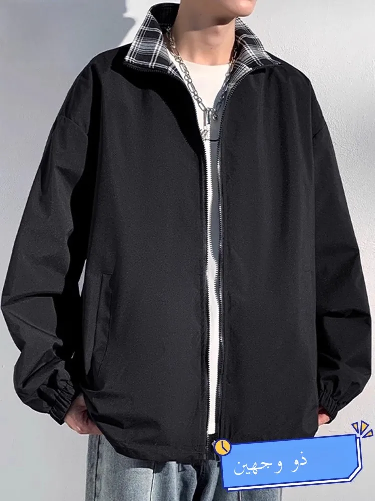 TUCANO двусторонняя одежда с воротником-стойкой, мужская свободная повседневная универсальная клетчатая верхняя одежда, весна-осень, новинка Sle
TUCANO двусторонняя одежда с воротником-стойкой, мужская свободная повседневная универсальная клетчатая верхняя одежда, весна-осень, новинка Sle