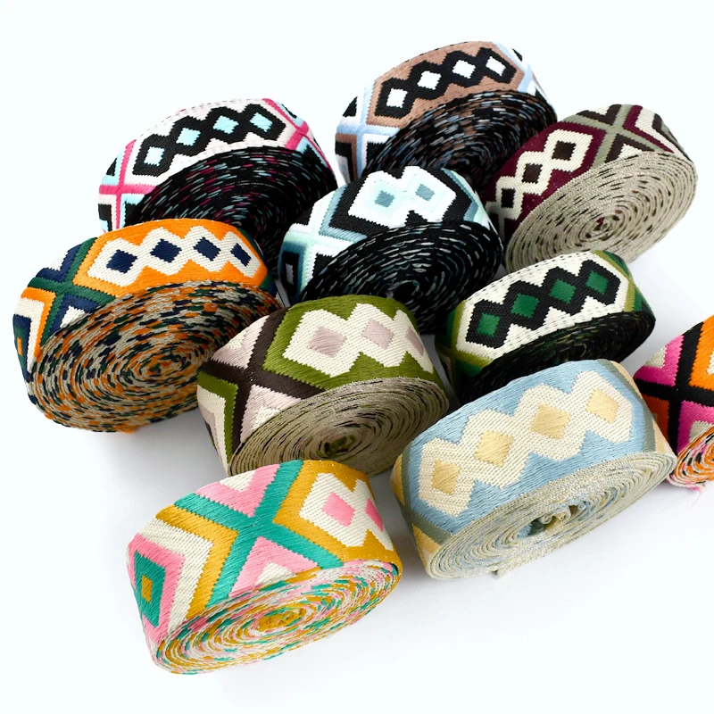 1/3Meters Meetee 38/50mm Backpack Jacquard Webbing Tape Clothes Decorative Ribbons Strap Belt Sling DIY Sewing Bias Binding Band
1/3Meters Meetee 38/50mm Backpack Jacquard Webbing Tape Clothes Decorative Ribbons Strap Belt Sling DIY Sewing Bias Binding Band