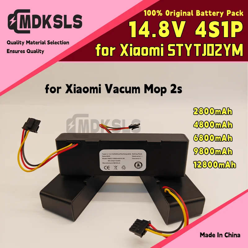 new STYTJ02YM 14.8V Battery Original for Xiaomi Mijia LDS Vacuum Cleaner,Mi Robot Vacuum-Mop P,Mi Robot Vacuum-Mop 2S/Haier JX37
new STYTJ02YM 14.8V Battery Original for Xiaomi Mijia LDS Vacuum Cleaner,Mi Robot Vacuum-Mop P,Mi Robot Vacuum-Mop 2S/Haier JX37