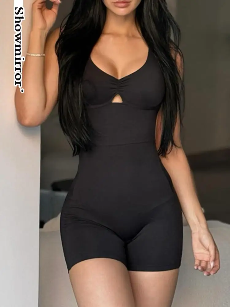 bodycon lace up shorts Hollow Out Front Sexy Women Jumpsuit Backless Cross Bandage Sleeveless Rompers Fashion Sporty Outfits
bodycon lace up shorts Hollow Out Front Sexy Women Jumpsuit Backless Cross Bandage Sleeveless Rompers Fashion Sporty Outfits