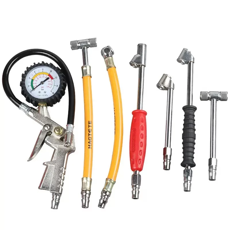 Universal Double-Headed Car & Motorcycle Tire Inflation Nozzle with Various Style Hoses for Bicycle And Truck Tire Inflating
Universal Double-Headed Car & Motorcycle Tire Inflation Nozzle with Various Style Hoses for Bicycle And Truck Tire Inflating