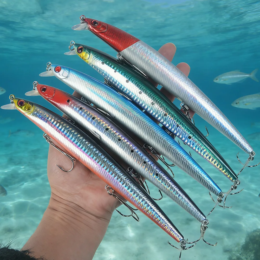 19cm 40g Floating Big Minnow Lure Long Casting Built-in Rattling Beads 3D Eyes 1# Treble Hooks Hard Baits For Bass Topmouth
19cm 40g Floating Big Minnow Lure Long Casting Built-in Rattling Beads 3D Eyes 1# Treble Hooks Hard Baits For Bass Topmouth