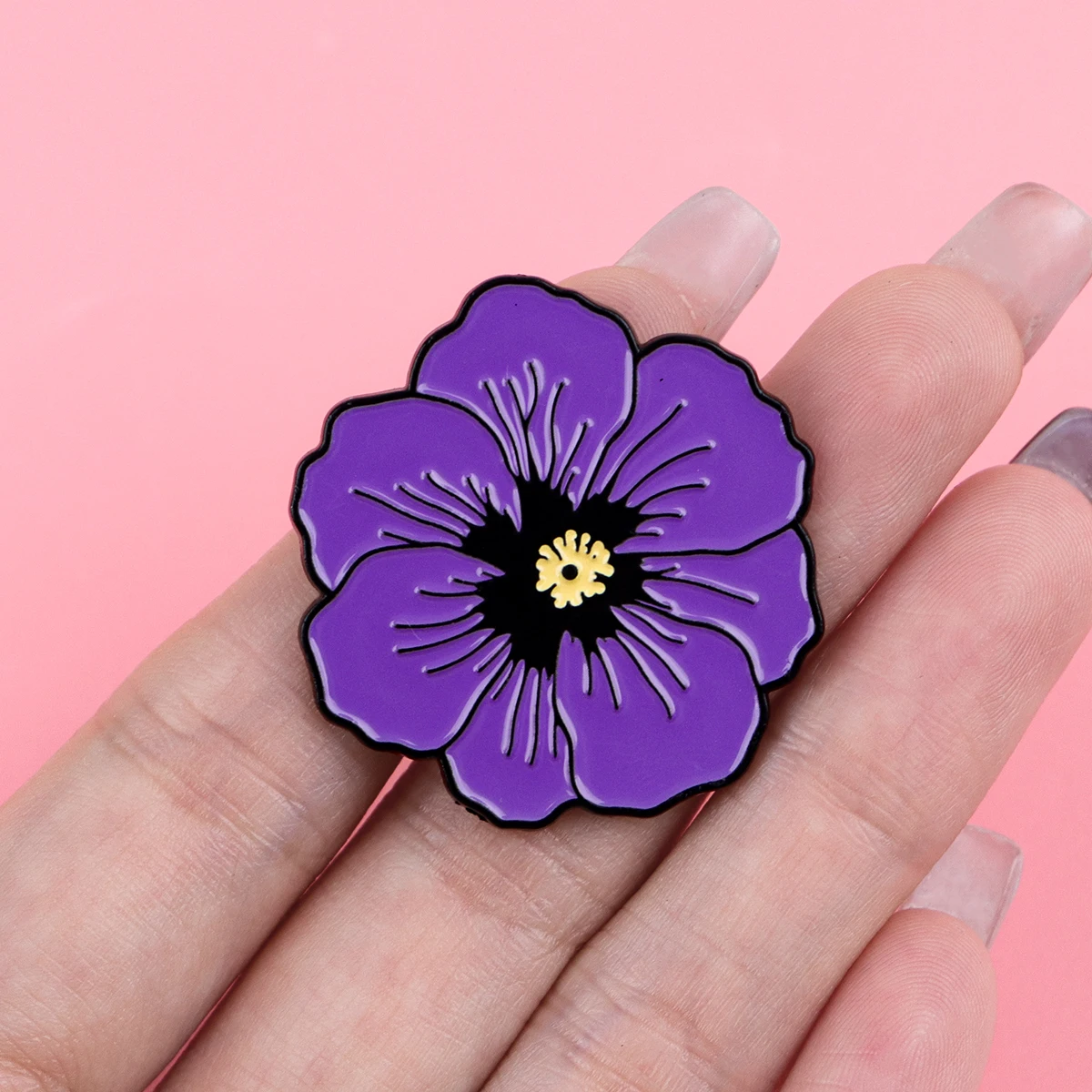 Purple Poppy Enamel Pins Brooches Woman Men Backpack Bags Badge Fashion Lapel Jewelry Friends Birthday Gifts
Purple Poppy Enamel Pins Brooches Woman Men Backpack Bags Badge Fashion Lapel Jewelry Friends Birthday Gifts