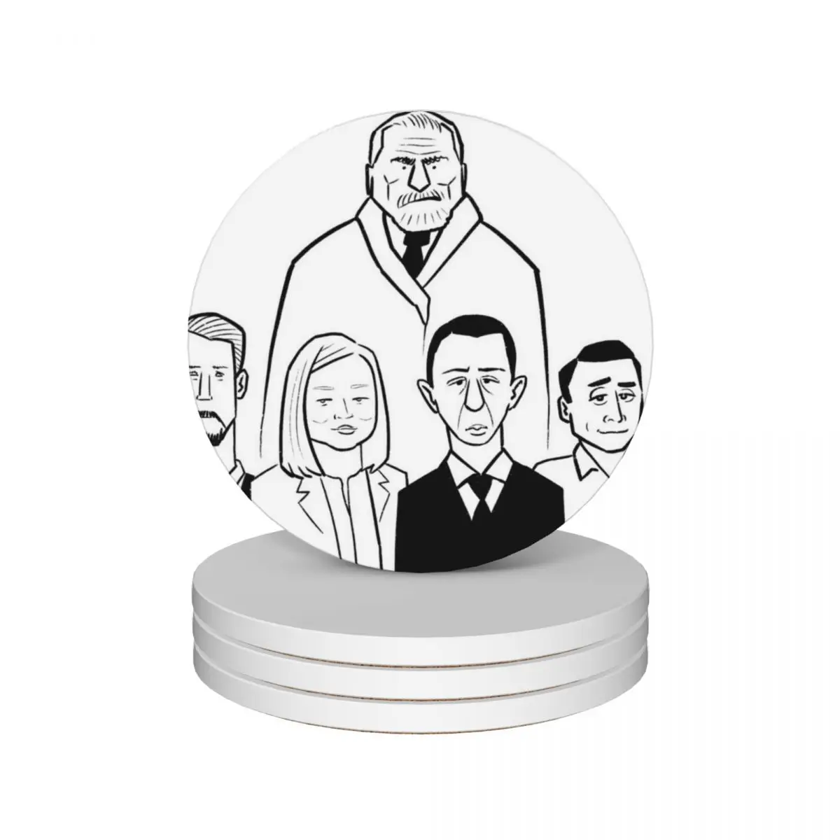 Succession Ceramic Coasters (Set of 4) eat table for cups set custom Coasters
Succession Ceramic Coasters (Set of 4) eat table for cups set custom Coasters