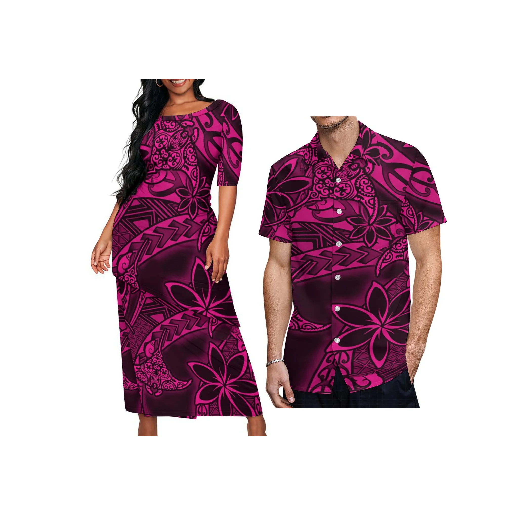 Polynesian Island Design Custom Tongan Puletasi Samoa Set Ladies Oblique Hem Casual Long Dress Two Piece Set Outfits
Polynesian Island Design Custom Tongan Puletasi Samoa Set Ladies Oblique Hem Casual Long Dress Two Piece Set Outfits