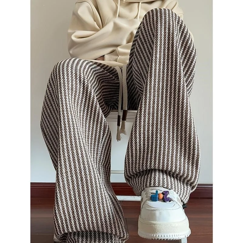 Black White Stripe Casual Pants Men Straight Leg Neutral Style Spring Season Fashion Neutral Material 100% Other Material
Black White Stripe Casual Pants Men Straight Leg Neutral Style Spring Season Fashion Neutral Material 100% Other Material