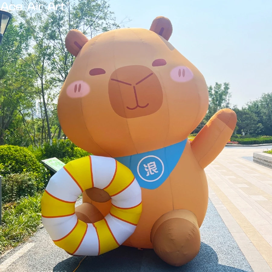 Милая надувная капибара с воздуходувкой, огромный мультяшный талисман для украшения вечеринки
Милая надувная капибара с воздуходувкой, огромный мультяшный талисман для украшения вечеринки