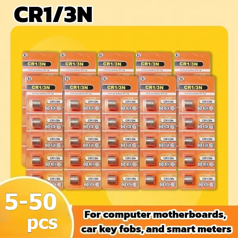 CR1/3N 3V 170mAh Lithium Battery - Replace DL1/3N KCR1/3N CR1/3 - for Canon Camera, Bark Collar, CMOS & Meters
CR1/3N 3V 170mAh Lithium Battery - Replace DL1/3N KCR1/3N CR1/3 - for Canon Camera, Bark Collar, CMOS & Meters