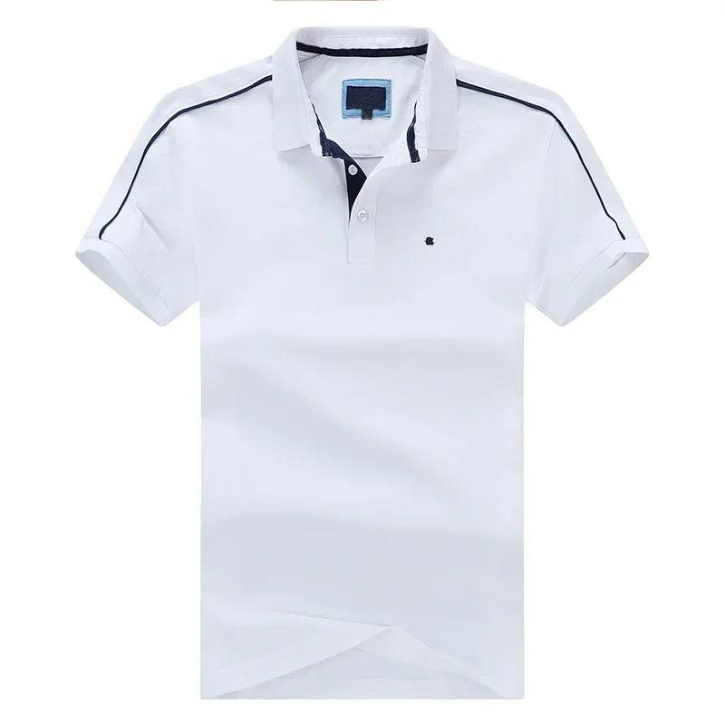 2025 Summer New Men's Solid Color Polos Short Sleeves Golf Polos For Man Tops Light Blue Homme Polos Del France Big Size 3XL
2025 Summer New Men's Solid Color Polos Short Sleeves Golf Polos For Man Tops Light Blue Homme Polos Del France Big Size 3XL