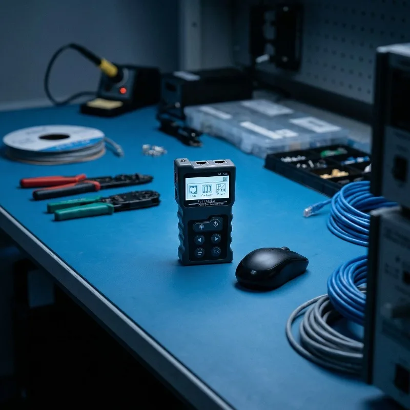 NF488 Multifunctional POE Detector Voltage Current Power Test Cable Checker for IP Camera Power Supply Measurement
NF488 Multifunctional POE Detector Voltage Current Power Test Cable Checker for IP Camera Power Supply Measurement