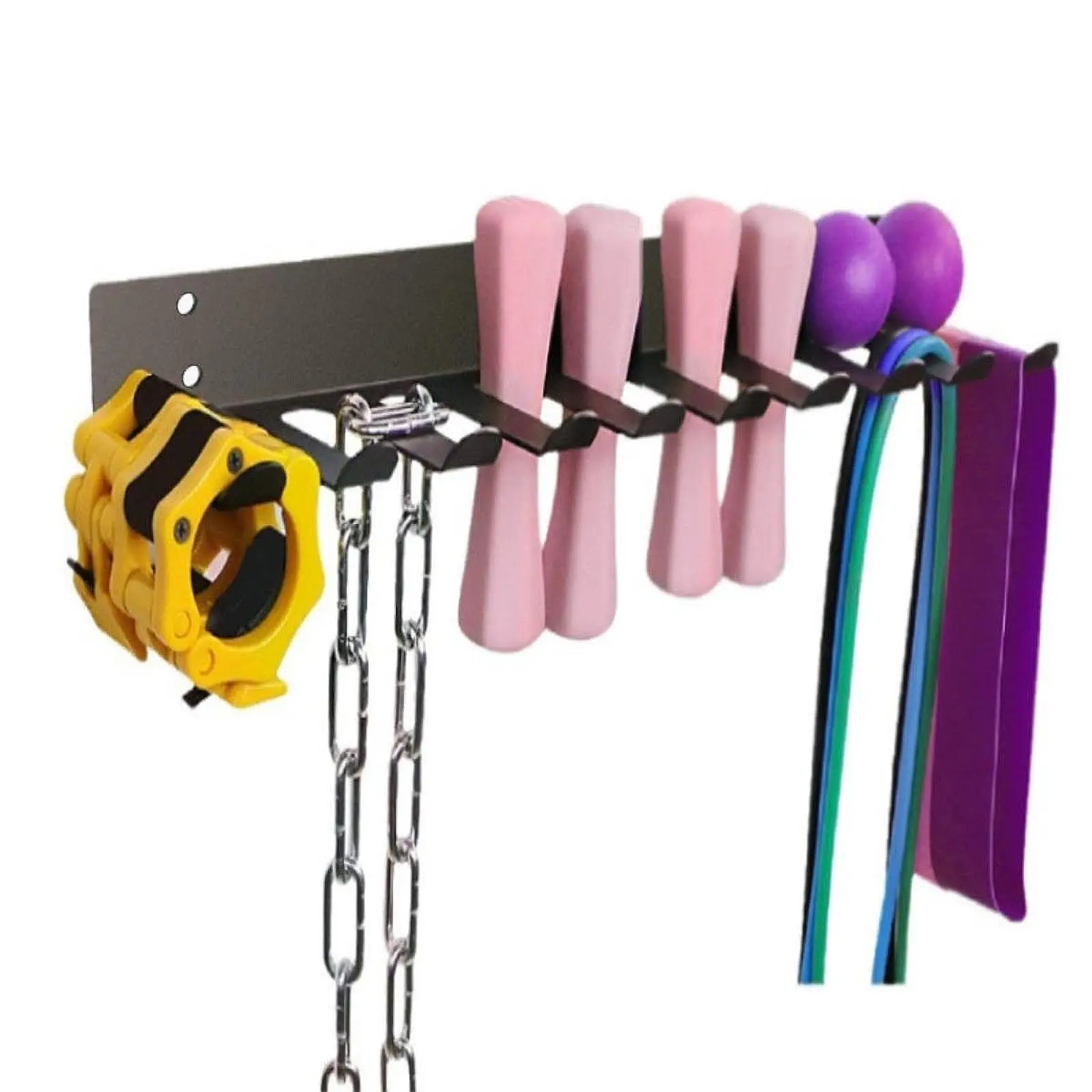 Wall Mount Rack Home Gym Storage Rack Ropes Gear Versatile Elegant Sturdy Fitness Iron Organizer for Office Garage Farmhouse
Wall Mount Rack Home Gym Storage Rack Ropes Gear Versatile Elegant Sturdy Fitness Iron Organizer for Office Garage Farmhouse