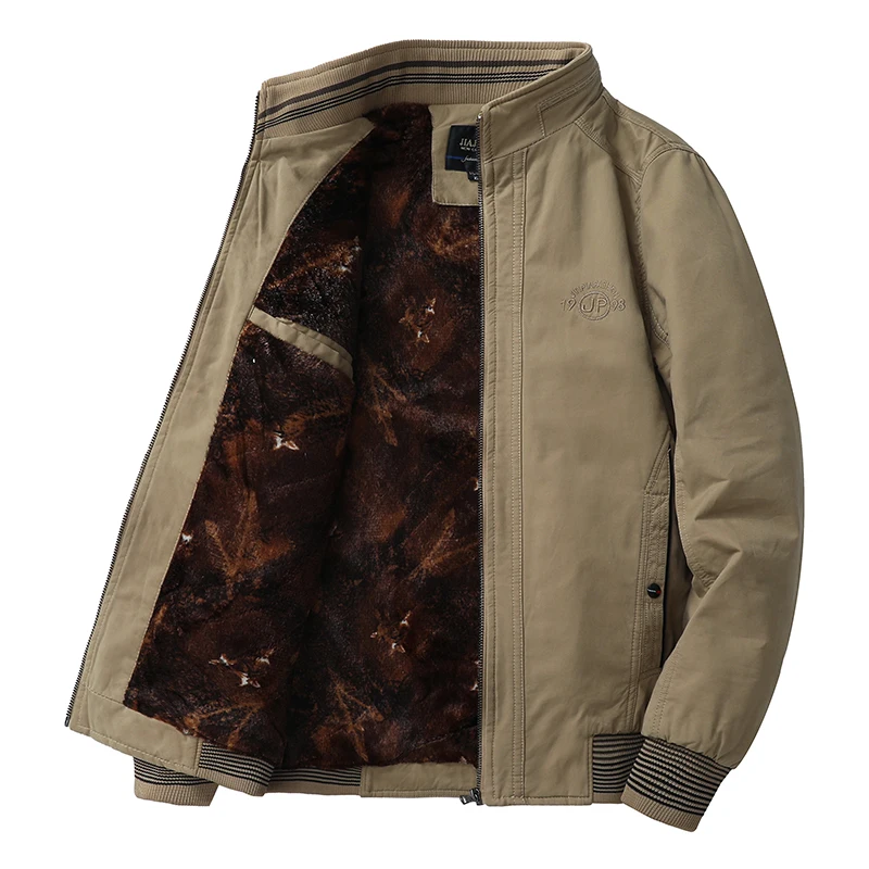 Plush and Thickened Workwear Casual Pure Cotton Jacket Men's Loose Plus Size Jacket Middle-aged and Elderly Stand Collar Parkas
Plush and Thickened Workwear Casual Pure Cotton Jacket Men's Loose Plus Size Jacket Middle-aged and Elderly Stand Collar Parkas