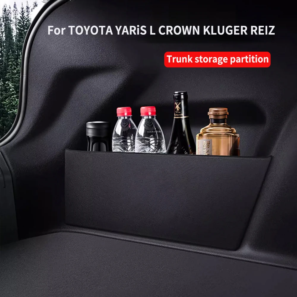 Suitable For TOYOTA YARiS L CROWN KLUGER REIZ Leling Trunk Partition Interior Decoration Car Supplies Storage and Storage Box
Suitable For TOYOTA YARiS L CROWN KLUGER REIZ Leling Trunk Partition Interior Decoration Car Supplies Storage and Storage Box