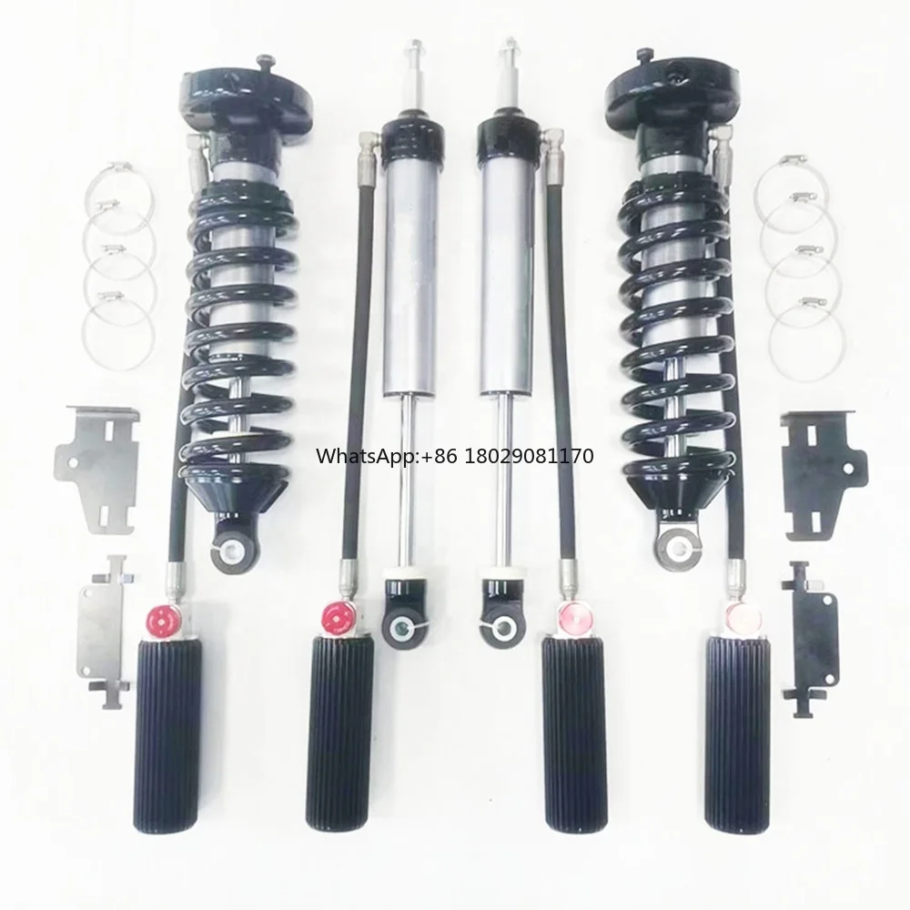 4x4 toyota Coilover с 2,5 дюймовой пружиной передние и задние амортизаторы для Nissan Y62 и Jeep патруль
4x4 toyota Coilover с 2,5 дюймовой пружиной передние и задние амортизаторы для Nissan Y62 и Jeep патруль