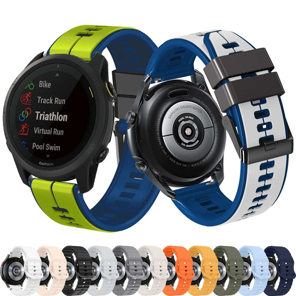 Спортивный силиконовый ремешок 22/20 мм для Garmin Venu 3/2, браслет Forerunner 570 47/42 мм 265 255 Music Vivoactive 4 Venu 2 Plus
Спортивный силиконовый ремешок 22/20 мм для Garmin Venu 3/2, браслет Forerunner 570 47/42 мм 265 255 Music Vivoactive 4 Venu 2 Plus