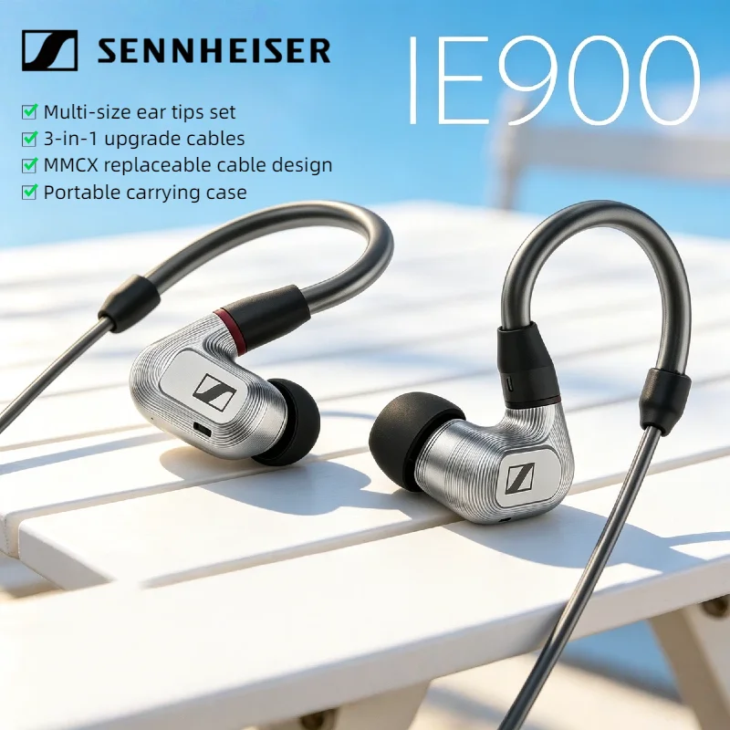 Наушники Sennheiser IE900 Hi-Fi для аудиофилов, проводные внутриканальные наушники, мониторы с аудио высокого разрешения, съемный кабель IE 900
Наушники Sennheiser IE900 Hi-Fi для аудиофилов, проводные внутриканальные наушники, мониторы с аудио высокого разрешения, съемный кабель IE 900