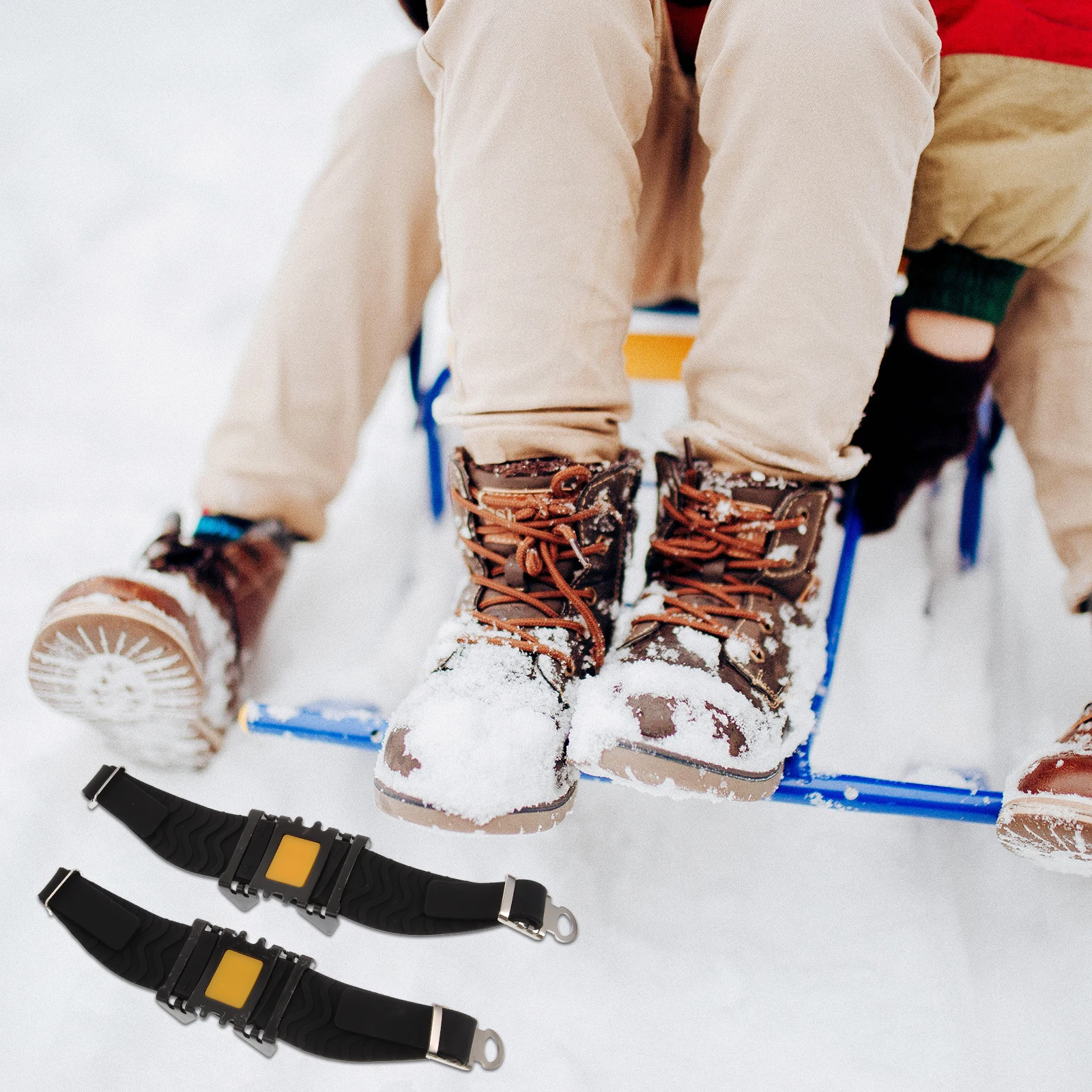 Adjustable 4-Teeth Cleats Spike Anti-Slip Ice Cleats For Shoes And Boots Snow Grippers Shoe Covers Climbing
Adjustable 4-Teeth Cleats Spike Anti-Slip Ice Cleats For Shoes And Boots Snow Grippers Shoe Covers Climbing