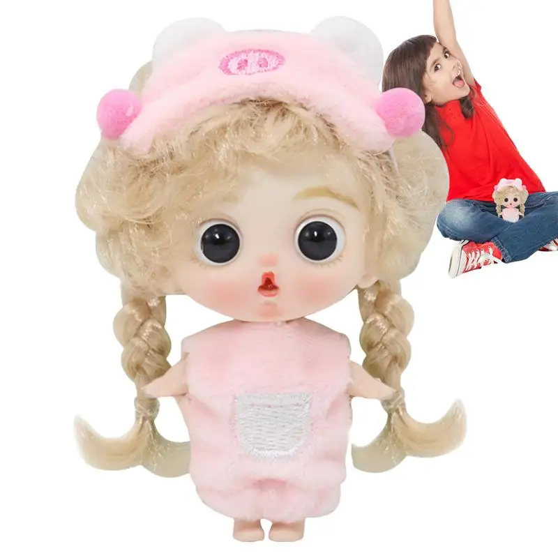 Small Dolls With Clothes Reborn Doll Limbs Movable In Cartoon Pajamas Cute Funny Collectible Kids Toys With Blinder Soothing
Small Dolls With Clothes Reborn Doll Limbs Movable In Cartoon Pajamas Cute Funny Collectible Kids Toys With Blinder Soothing