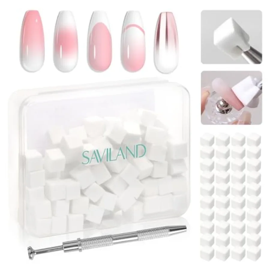 100PCS Nail Sponges for Ombre: Nail Art Sponges with Storage Box Grabbing Pen Ombre Nail Sponge Gradient Nail Tools Aura Nails
100PCS Nail Sponges for Ombre: Nail Art Sponges with Storage Box Grabbing Pen Ombre Nail Sponge Gradient Nail Tools Aura Nails