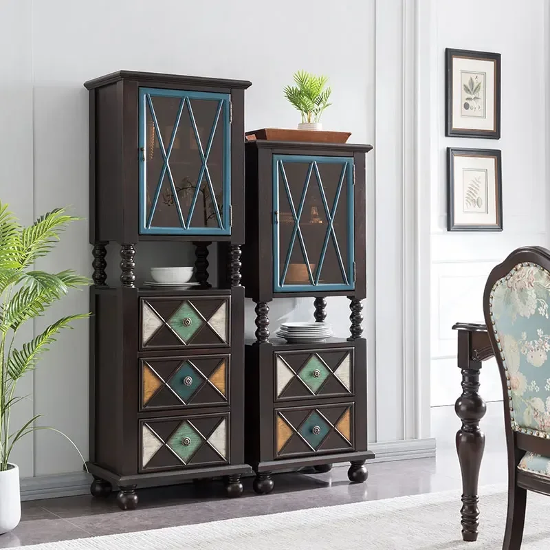 1Painted Wine Cabinet Dining Room Locker Living Room Curio TV Side Wall Storage Corner Cabinet
1Painted Wine Cabinet Dining Room Locker Living Room Curio TV Side Wall Storage Corner Cabinet