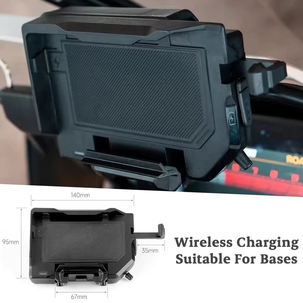 For BMW R1200GS R1250GS Adventure R1300GS F750GS F850GS R1250R Motorcycle Phone Holder Wireless Charger USB Fast Charging
For BMW R1200GS R1250GS Adventure R1300GS F750GS F850GS R1250R Motorcycle Phone Holder Wireless Charger USB Fast Charging