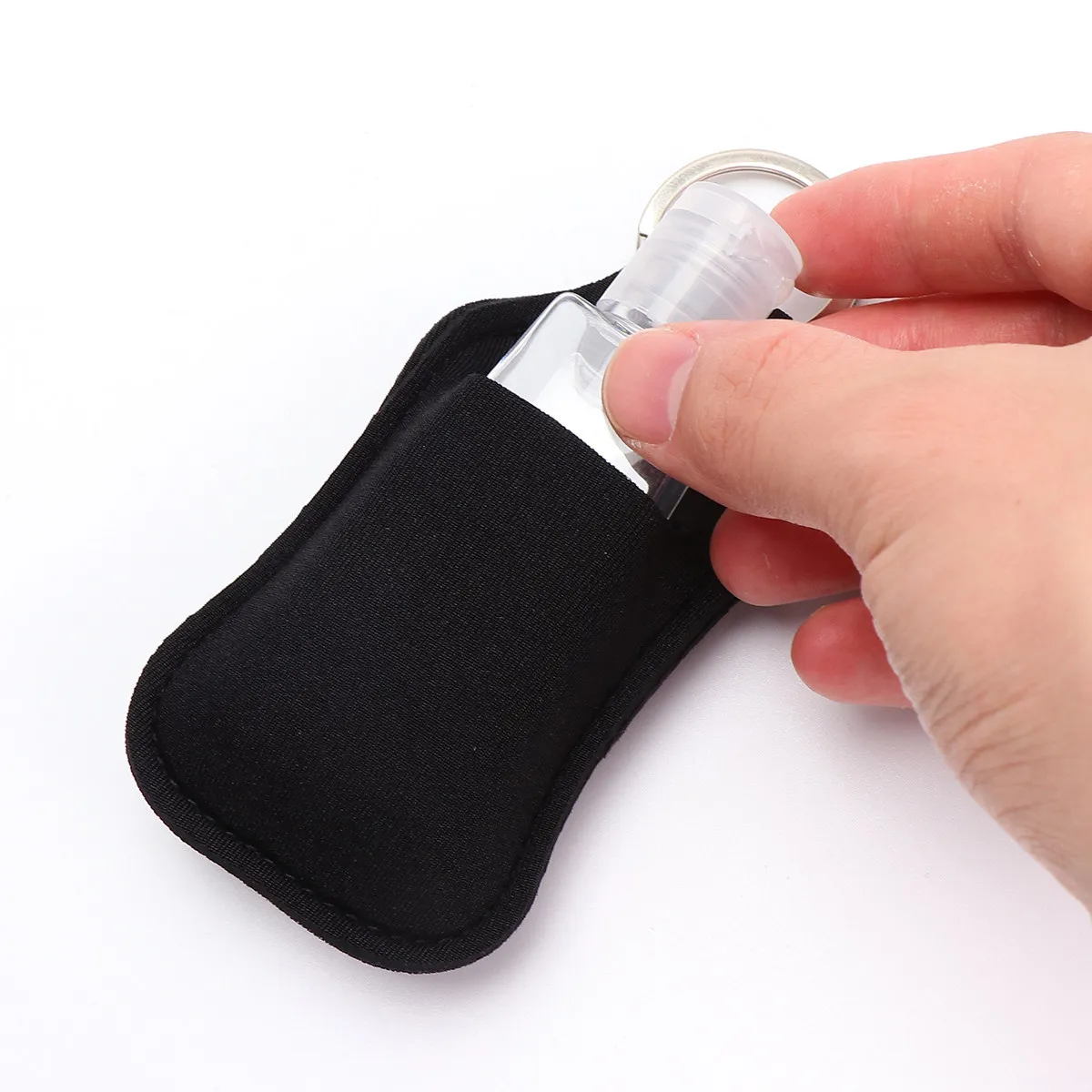 8Pcs Portable Empty Bottle Keychain Cover Refillable Hand Bottle Storage Container Lightweight Travel Essential
8Pcs Portable Empty Bottle Keychain Cover Refillable Hand Bottle Storage Container Lightweight Travel Essential