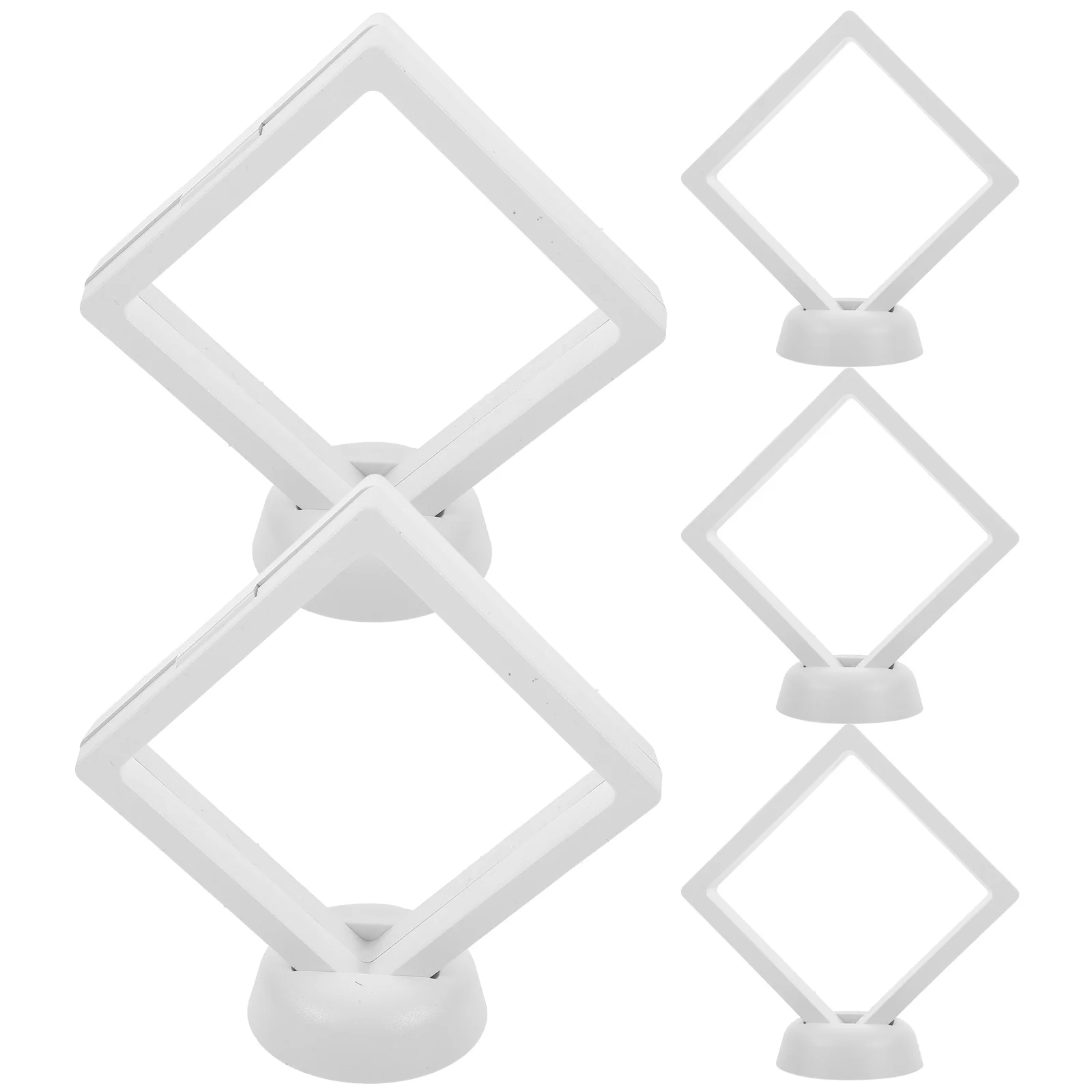 5 Sets Transparent Display Stand Floating Frame for Jewelry Coin Showcase Holder Cabinet Case 3D Exhibit Jeweler Tool
5 Sets Transparent Display Stand Floating Frame for Jewelry Coin Showcase Holder Cabinet Case 3D Exhibit Jeweler Tool