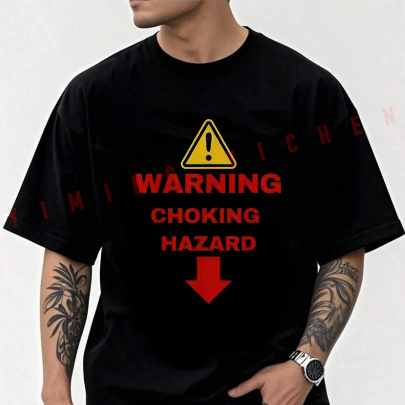 Funny Warning Choking Hazard Graphic Motorcycle T-Shirt Men Cotton O-neck Short Sleeve TShirt Fashion Tops Tee
Funny Warning Choking Hazard Graphic Motorcycle T-Shirt Men Cotton O-neck Short Sleeve TShirt Fashion Tops Tee